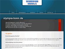 Tablet Screenshot of olympia-bonn.de